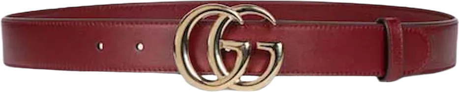 Gucci GG Marmont Thin Belt Rosso Ancora (US 85/34)